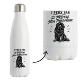 Gourde Isotherme J’peux pas je préfère mon Terre-Neuve