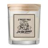 Bougie Parfumée Vanille J’peux pas j’ai Vide-grenier