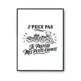 Poster J’peux pas je préfère mes Petits-enfants