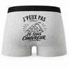 Boxer Homme J’peux pas je suis Couvreur – Impression au dos