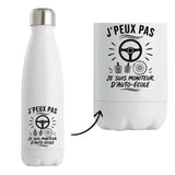 Gourde Isotherme J’peux pas je suis Moniteur d’auto-école