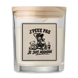Bougie Parfumée Vanille J’peux pas je suis Maman