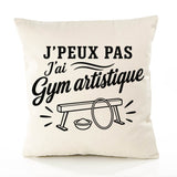 Housse de Coussin J’peux pas j’ai Gym artistique