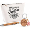 Coffret Cadeau J’peux pas j’ai Cueillette – Trousse, stylo bambou et porte-clés
