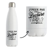Gourde Isotherme J’peux pas j’ai Lecture