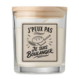 Bougie Parfumée Vanille J’peux pas je suis Boulanger
