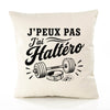 Housse de Coussin J’peux pas j’ai Haltéro