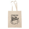 Tote Bag Beige J’peux pas j’ai Bullet Journal