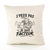 Housse de Coussin J’peux pas je suis Facteur