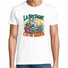 T-shirt Homme Blanc La bretagne c'est ma thérapie