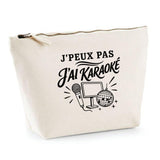 Trousse Beige J’peux pas j’ai Karaoké