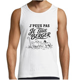 Débardeur Homme J’peux pas je suis Berger
