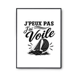 Poster J’peux pas j’ai Voile