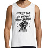 Débardeur Homme J’peux pas je préfère mon Braque