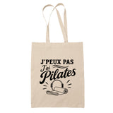 Tote Bag Beige J’peux pas j’ai Pilates