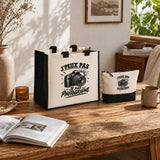 Ensemble Cabas et Trousse J’peux pas je suis Photographe
