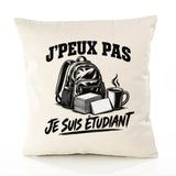 Housse de Coussin J’peux pas je suis Étudiant