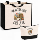 Ensemble Cabas et Trousse Être prof de maths c'est la vie
