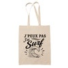 Tote Bag Beige J’peux pas j’ai Surf