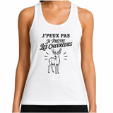 Débardeur Femme J’peux pas je préfère les Chevreuils