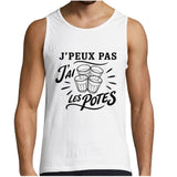 Débardeur Homme J’peux pas j’ai les Potes