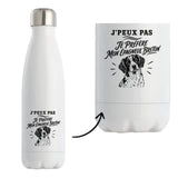 Gourde Isotherme J’peux pas je préfère mon Épagneul Breton
