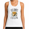 Débardeur Femme Les frites c'est la vie