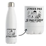 Gourde Isotherme J’peux pas je pars en Grèce
