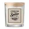 Bougie Parfumée Vanille J’peux pas j’ai Spéléo