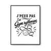 Poster J’peux pas j’ai Gym rythmique