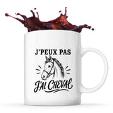 Mug J’peux pas j’ai Cheval