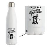 Gourde Isotherme J’peux pas je préfère mon Pinscher