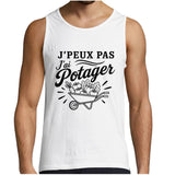 Débardeur Homme J’peux pas j’ai Potager