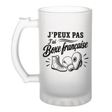 Verre à Bière J’peux pas j’ai Boxe française