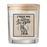 Bougie Parfumée Vanille J’peux pas je préfère les Lynx