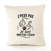Housse de Coussin J’peux pas je suis Maître-chien