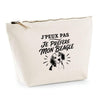 Trousse Beige J’peux pas je préfère mon Beagle