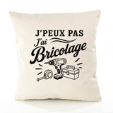 Housse de Coussin J’peux pas j’ai Bricolage