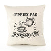 Housse de Coussin J’peux pas je préfère le Thé