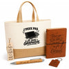 Coffret Cadeau J’peux pas je suis Graphiste – Sac jute, carnet, stylo, porte-clés et marque-page