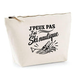 Trousse Beige J’peux pas j’ai Ski nautique