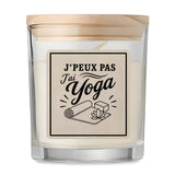 Bougie Parfumée Vanille J’peux pas j’ai Yoga