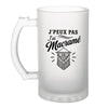 Verre à Bière J’peux pas j’ai Macramé
