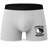 Boxer Homme J’peux pas je suis Huissier – Impression devant