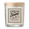 Bougie Parfumée Vanille J’peux pas j’ai Snow