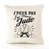 Housse de Coussin J’peux pas j’ai Judo