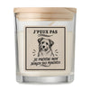 Bougie Parfumée Vanille J’peux pas je préfère mon Berger des Pyrénées
