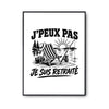 Poster J’peux pas je suis Retraité