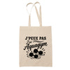 Tote Bag Beige J’peux pas j’ai Aquagym