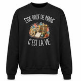 Sweat Noir Être prof de maths c'est la vie